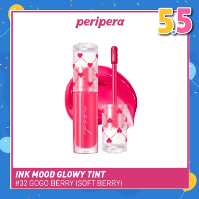 PERIPERA Ink Mood Glowy Tint 32 Gogo Berry (Soft Berry) 1s