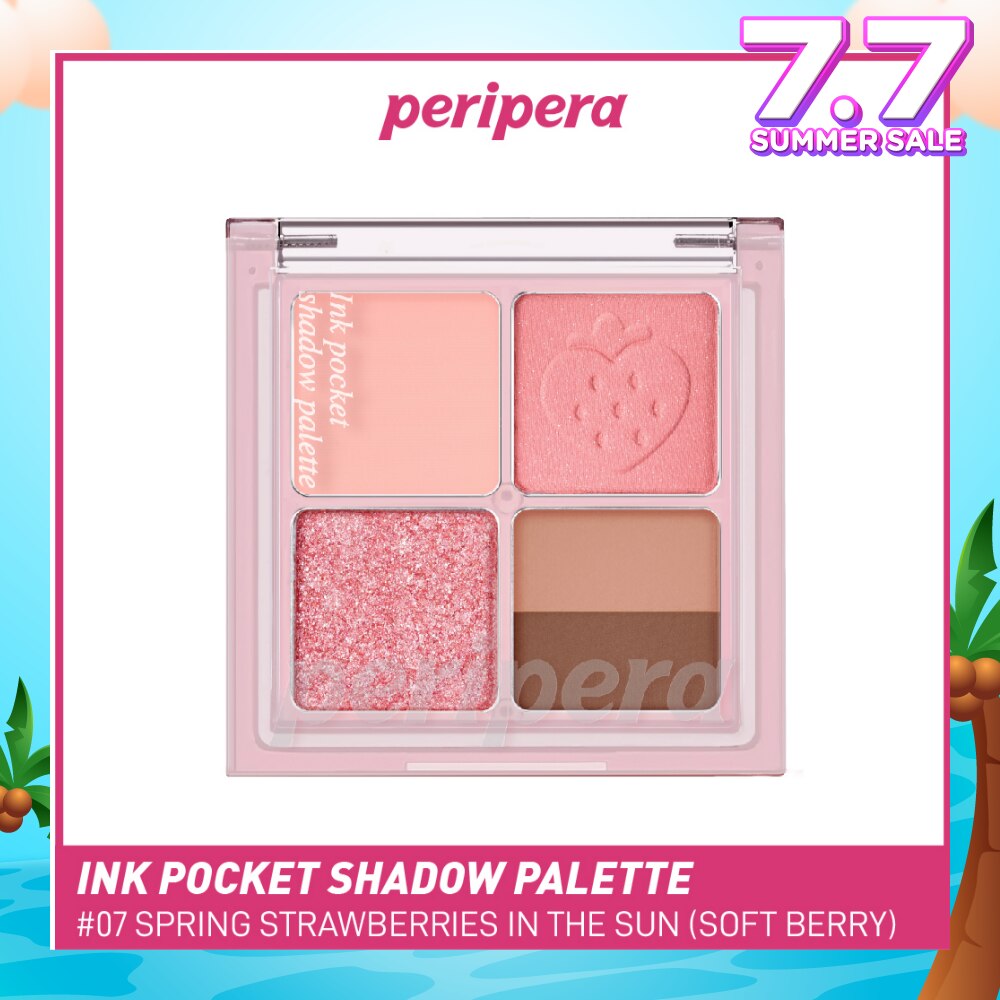 Ink Pocket Shadow Palette 07 Spring Strawberries In The Sun (Soft Berry) 1s