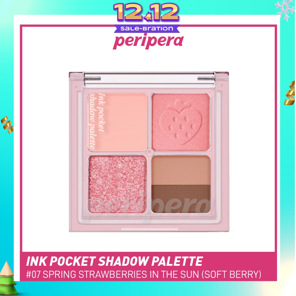 Ink Pocket Shadow Palette 07 Spring Strawberries In The Sun (Soft Berry) 1s