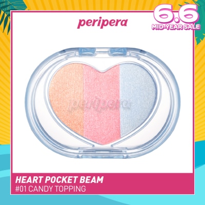 PERIPERA Heart Pocket Beam 01 Candy Topping (Cream Powder Texture) 1s