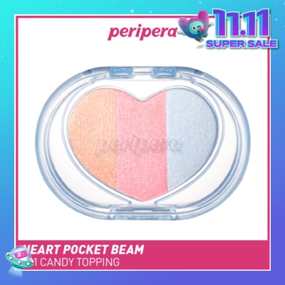PERIPERA Heart Pocket Beam 01 Candy Topping (Cream Powder Texture) 1s