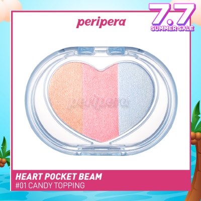PERIPERA Heart Pocket Beam 01 Candy Topping (Cream Powder Texture) 1s