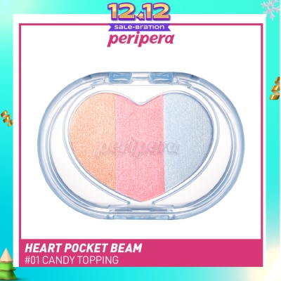 PERIPERA Heart Pocket Beam 01 Candy Topping (Cream Powder Texture) 1s