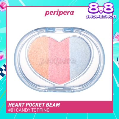 PERIPERA Heart Pocket Beam 01 Candy Topping (Cream Powder Texture) 1s