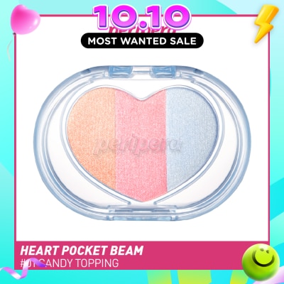 PERIPERA Heart Pocket Beam 01 Candy Topping (Cream Powder Texture) 1s image
