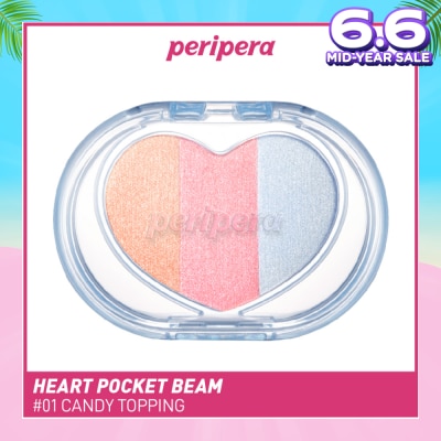 PERIPERA Heart Pocket Beam 01 Candy Topping (Cream Powder Texture) 1s