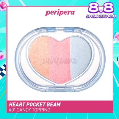 PERIPERA Heart Pocket Beam 01 Candy Topping (Cream Powder Texture) 1s