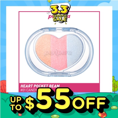 PERIPERA Heart Pocket Beam 01 Candy Topping (Cream Powder Texture) 1s
