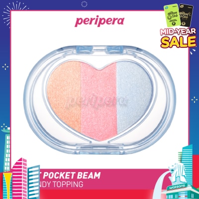 PERIPERA Heart Pocket Beam 01 Candy Topping (Cream Powder Texture) 1s