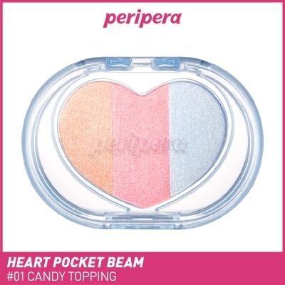 PERIPERA Heart Pocket Beam 01 Candy Topping (Cream Powder Texture) 1s