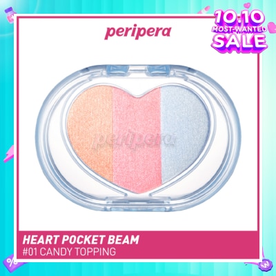 PERIPERA Heart Pocket Beam 01 Candy Topping (Cream Powder Texture) 1s