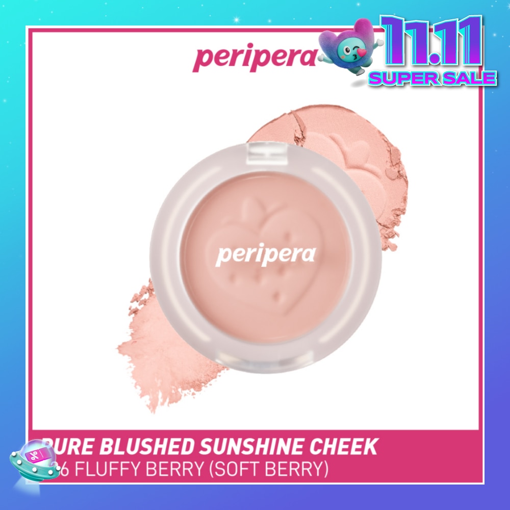 Pure Blushed Sunshine Cheek 26 Fluffy Berry (Soft Berry) 1s