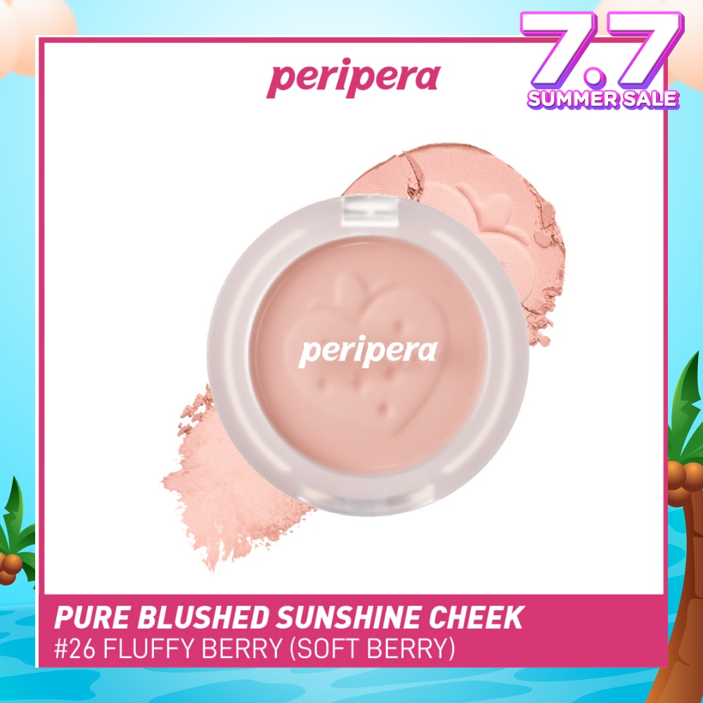 Pure Blushed Sunshine Cheek 26 Fluffy Berry (Soft Berry) 1s