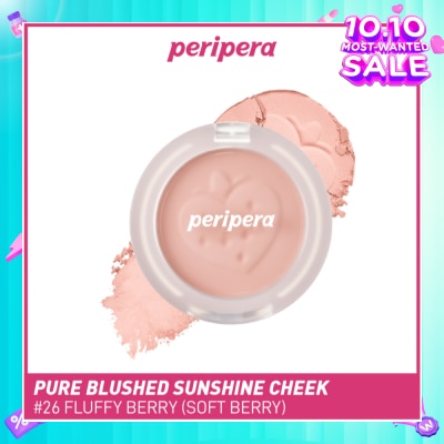PERIPERA Pure Blushed Sunshine Cheek 26 Fluffy Berry (Soft Berry) 1s
