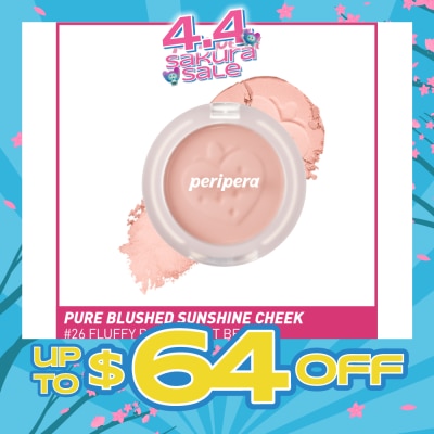 PERIPERA - Pure Blushed Sunshine Cheek 26 Fluffy Berry (Soft Berry) 1s