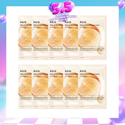 ABIB - Mild Acidic pH Glutathiosome Fit Sheet Mask (To Reduce Dullness While Soothing Skin) 10s
