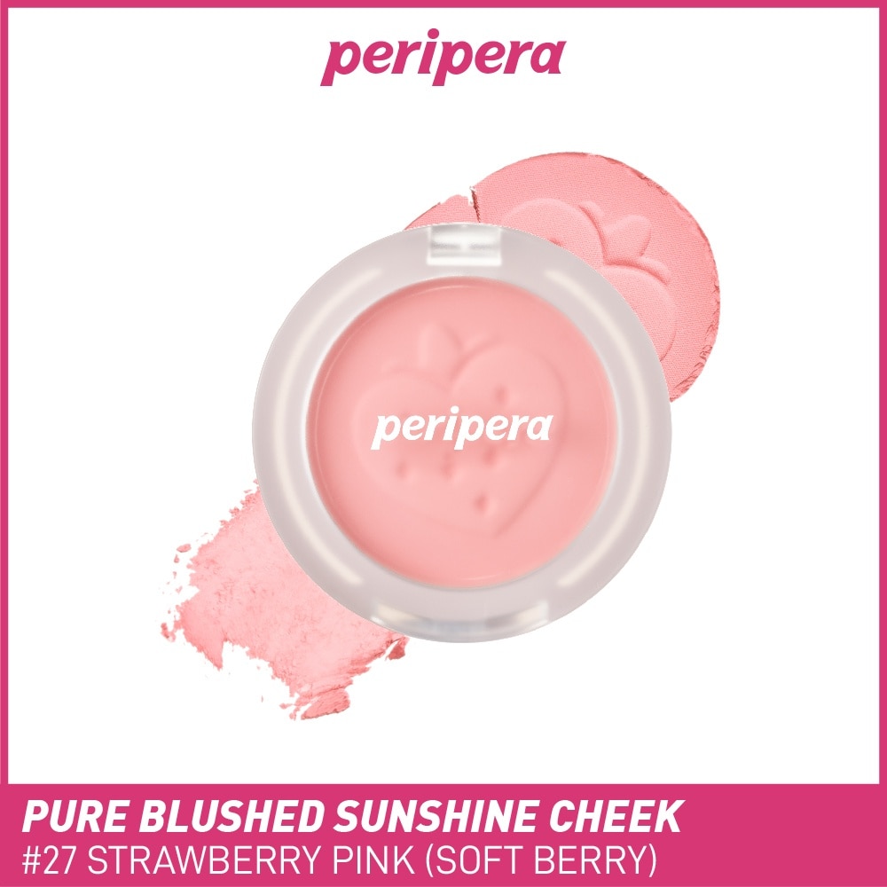 Pure Blushed Sunshine Cheek 27 Strawberry Pink (Soft Berry) 1s