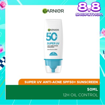 GARNIER Super UV Anti-Acne Serum Suncreen SPF50+50ml