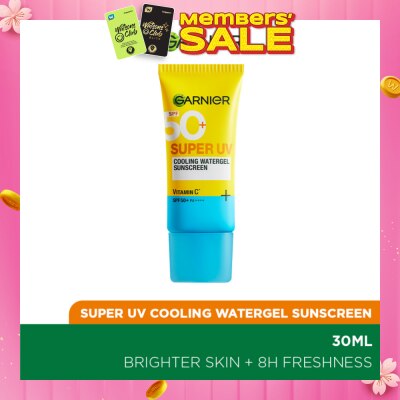 GARNIER Super UV Cooling Watergel Vitamin C Sunscreen SPF50+ PA++++ 30ml