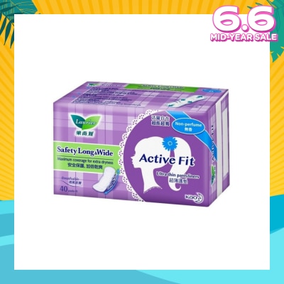 LAURIER Active Fit Safety Long & Wide Pantyliners 40's