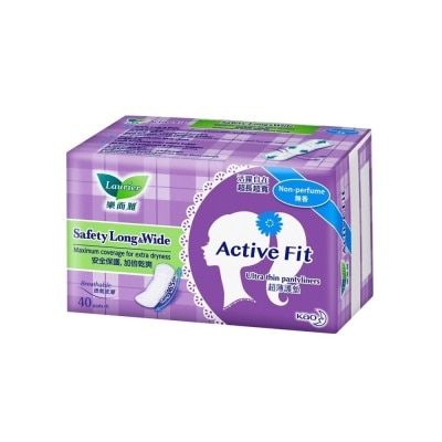 LAURIER Active Fit Safety Long & Wide Pantyliners 40's