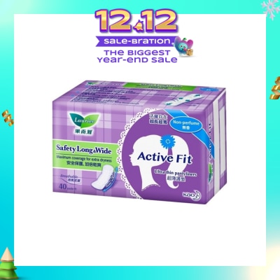 LAURIER Active Fit Safety Long & Wide Pantyliners 40's