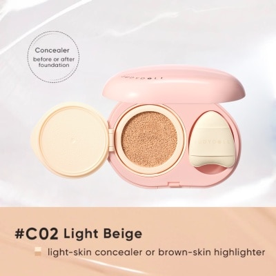 JUDYDOLL - Highlighting Concealer Cushion #C02 8g