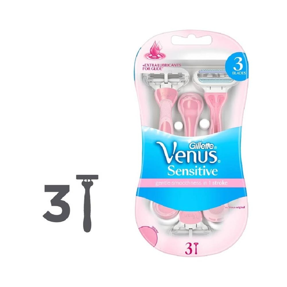 Venus Sensitive Woman’s Disposable Razors 3's