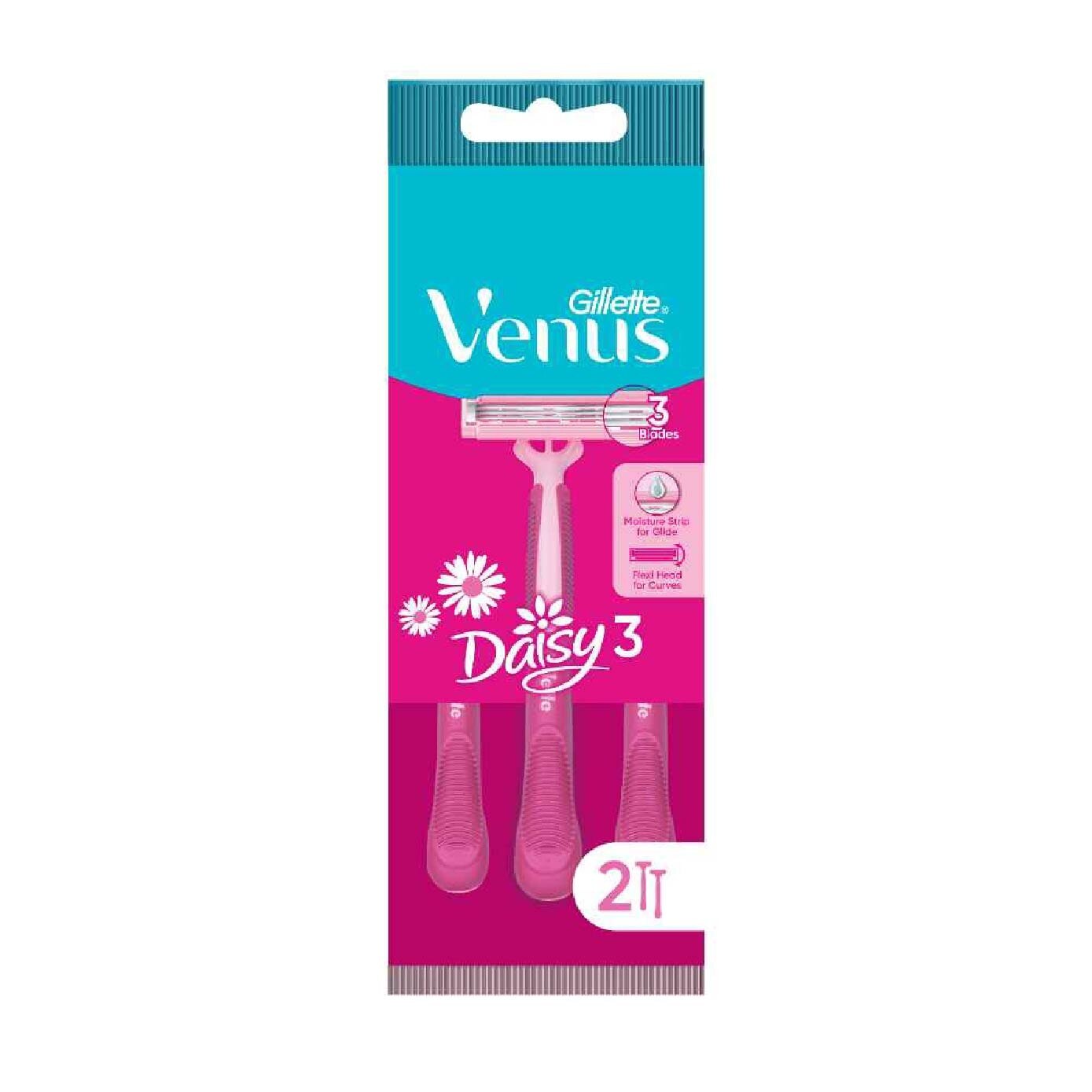 GILLETTE VENUS Simply Venus 3 Women's Disposable Razors 2's