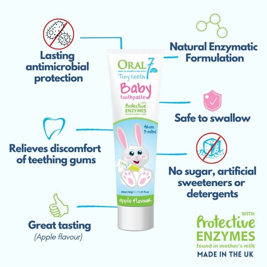 Baby Toothpaste (Suitable For Infants From 3 Months To 3 Years) 40ml