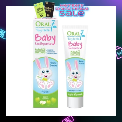 ORAL 7 Baby Toothpaste (Suitable For Infants From 3 Months To 3 Years) 40ml