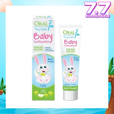 ORAL 7 Baby Toothpaste (Suitable For Infants From 3 Months To 3 Years) 40ml