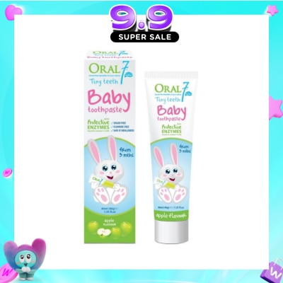 ORAL 7 - Baby Toothpaste (Suitable For Infants From 3 Months To 3 Years) 40ml (Expiry: Jun`2027) image