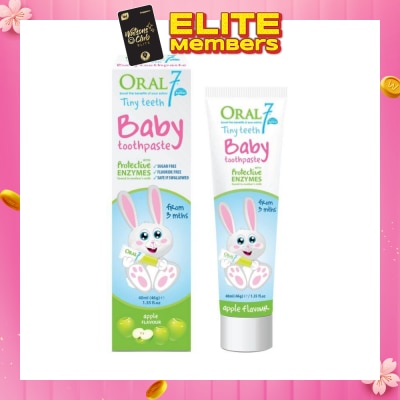 ORAL 7 Baby Toothpaste (Suitable For Infants From 3 Months To 3 Years) 40ml