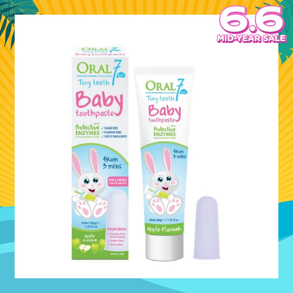 Baby Toothpaste 40ml With Fingerbrush 1s (Suitable For Infants From 3 Months To 3 Years)
