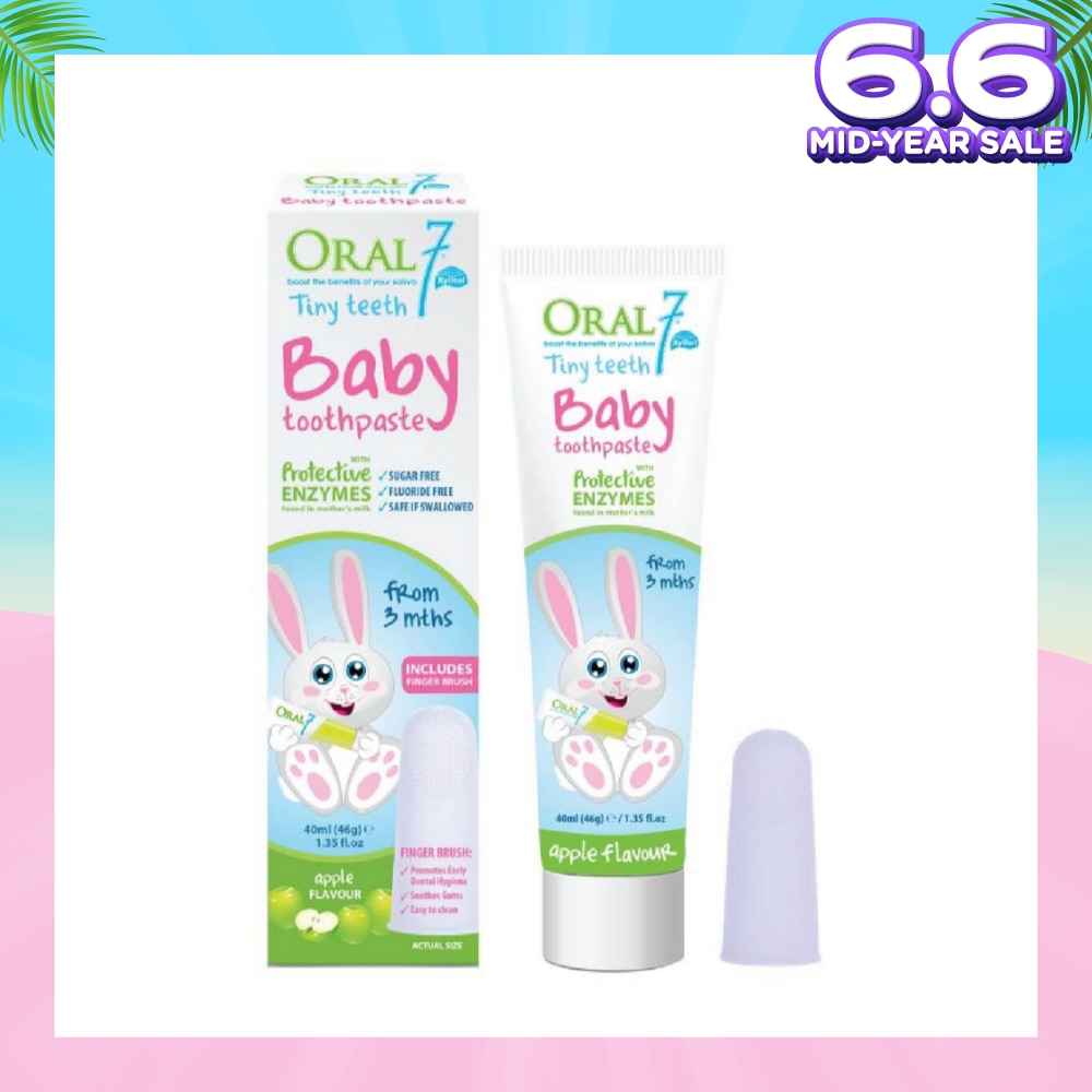 Baby Toothpaste 40ml With Fingerbrush 1s (Suitable For Infants From 3 Months To 3 Years)