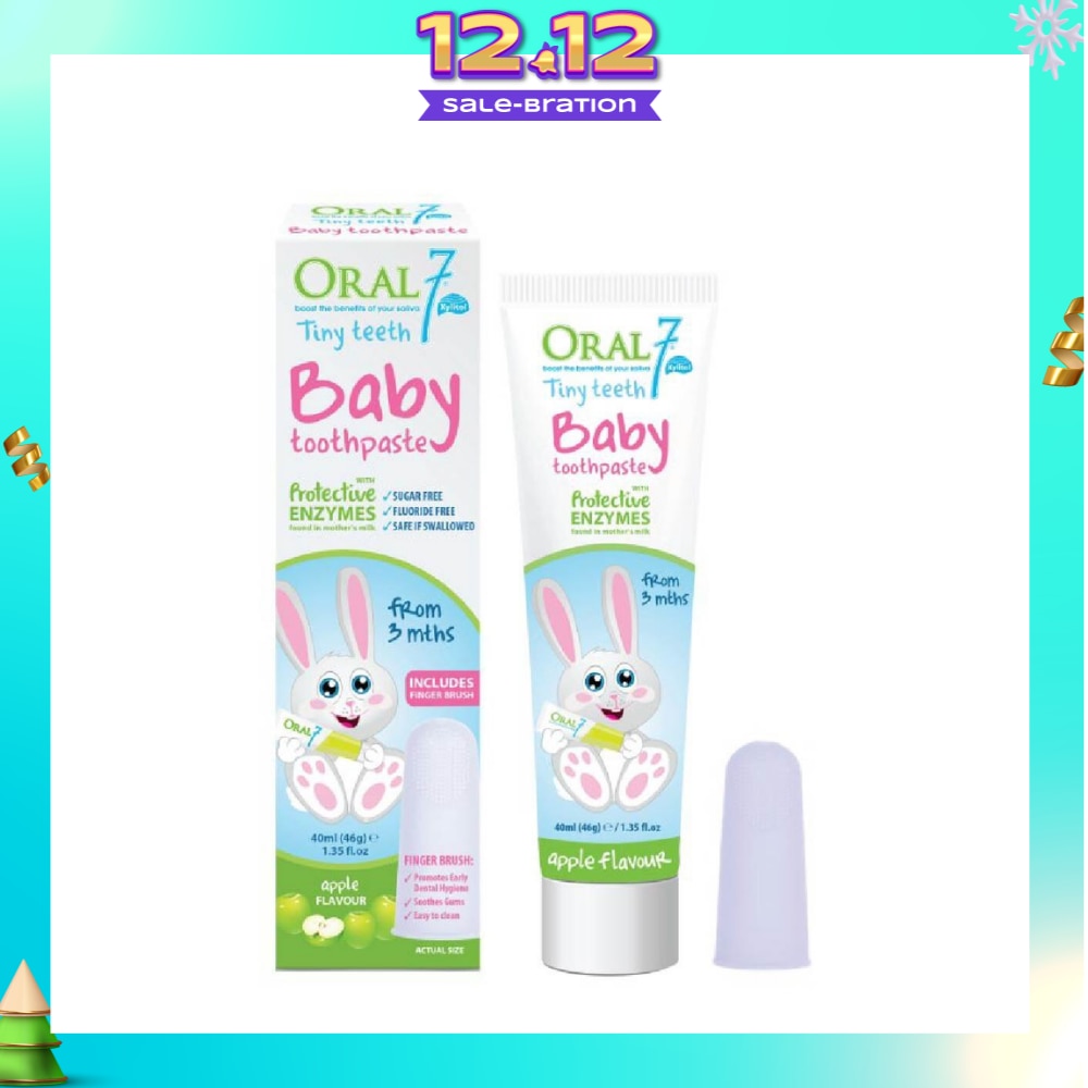 Baby Toothpaste 40ml With Fingerbrush 1s (Suitable For Infants From 3 Months To 3 Years)