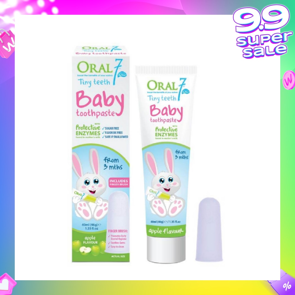 Baby Toothpaste 40ml With Fingerbrush 1s (Suitable For Infants From 3 Months To 3 Years)