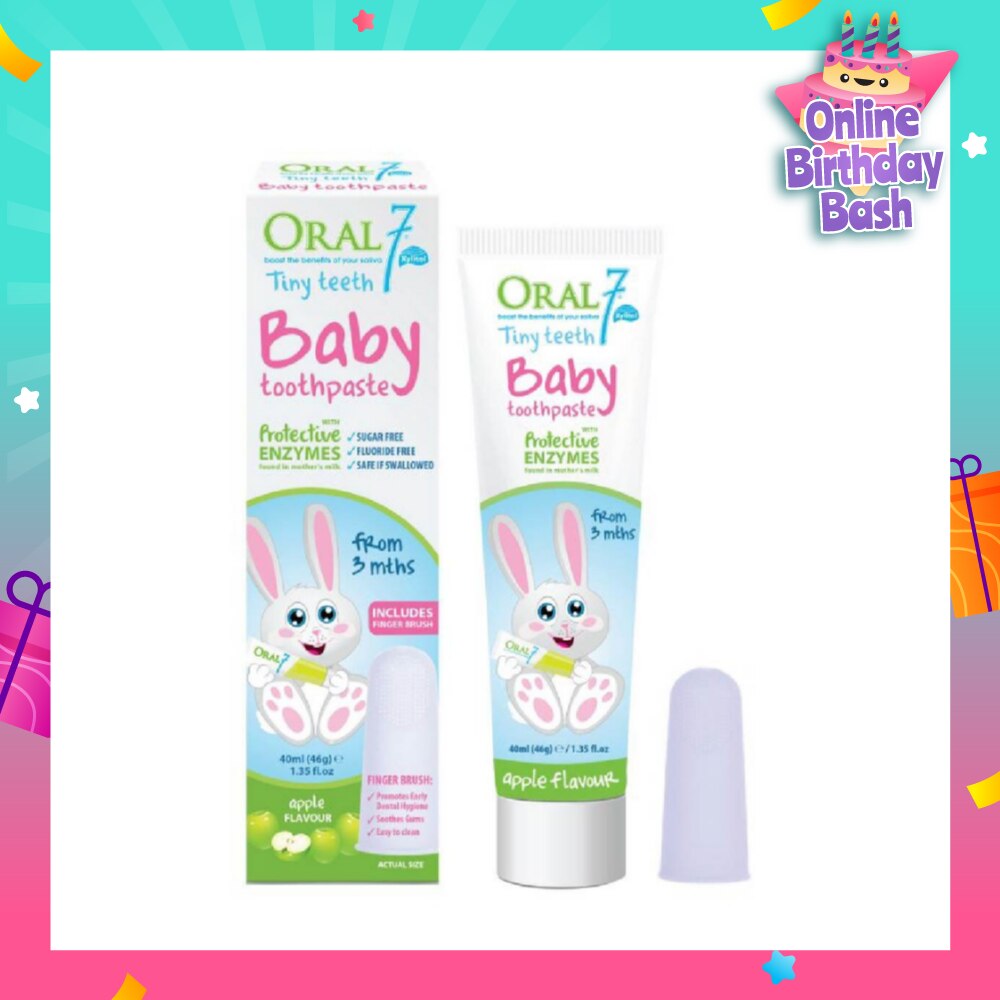 Baby Toothpaste 40ml With Fingerbrush 1s (Suitable For Infants From 3 Months To 3 Years)