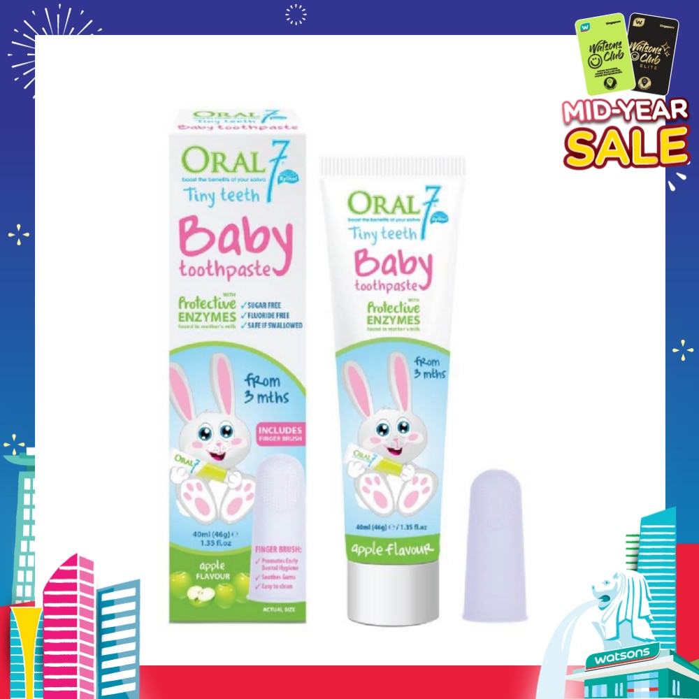Baby Toothpaste 40ml With Fingerbrush 1s (Suitable For Infants From 3 Months To 3 Years)