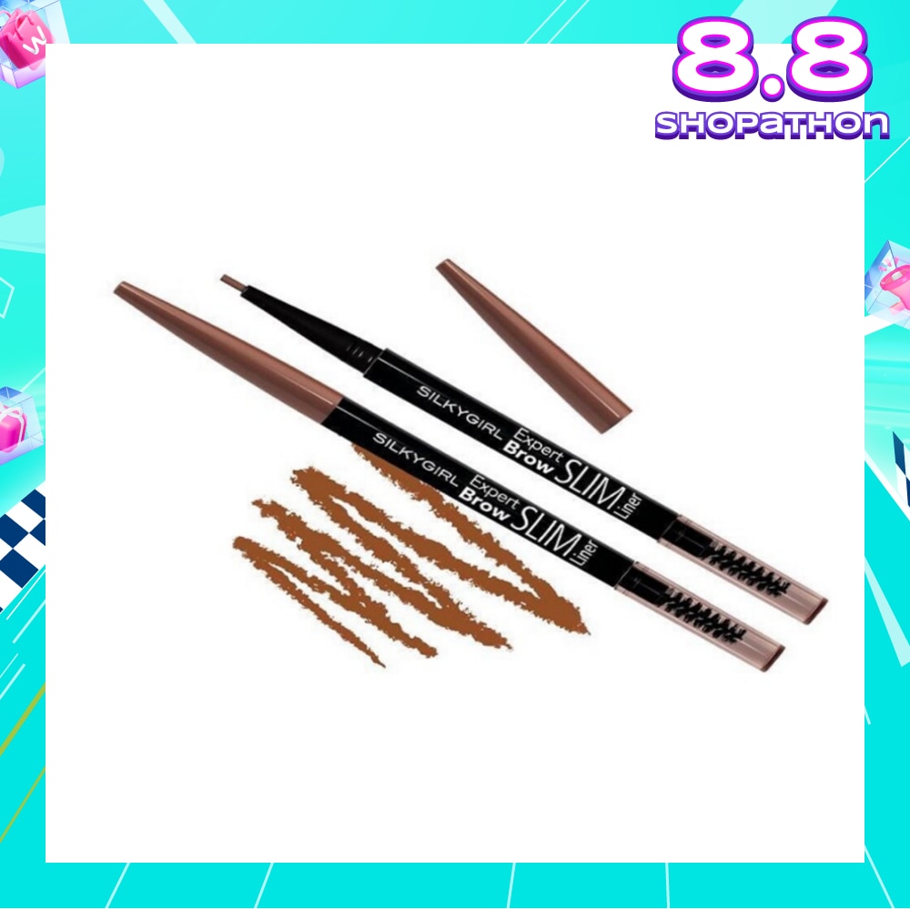 SILKYGIRL Expert Brow Slim Liner 02 Dark Brown 1s
