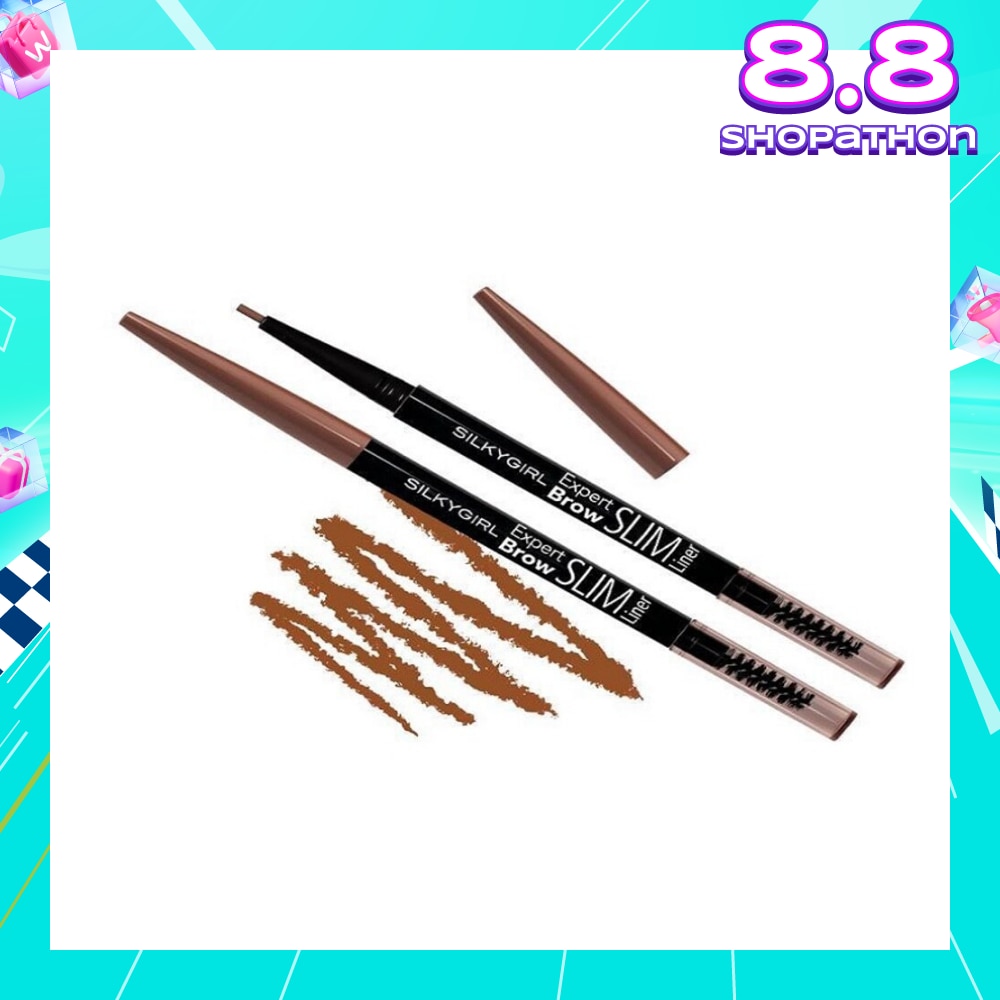 SILKYGIRL Expert Brow Slim Liner 02 Dark Brown 1s