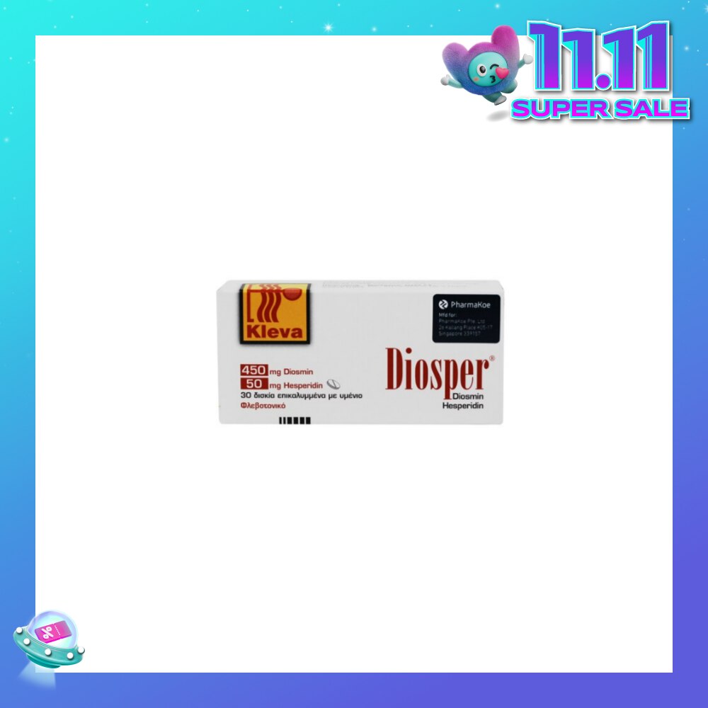 Diosper 500Mg Tablets (Treatment Of Acute And Chronic Piles Or Hemorrhoids) 30s