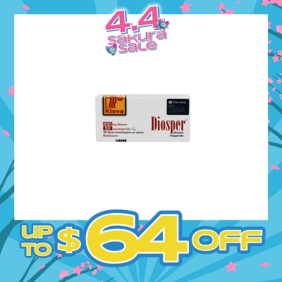 ICM PHARMA - Diosper 500Mg Tablets (Treatment Of Acute And Chronic Piles Or Hemorrhoids) 30s