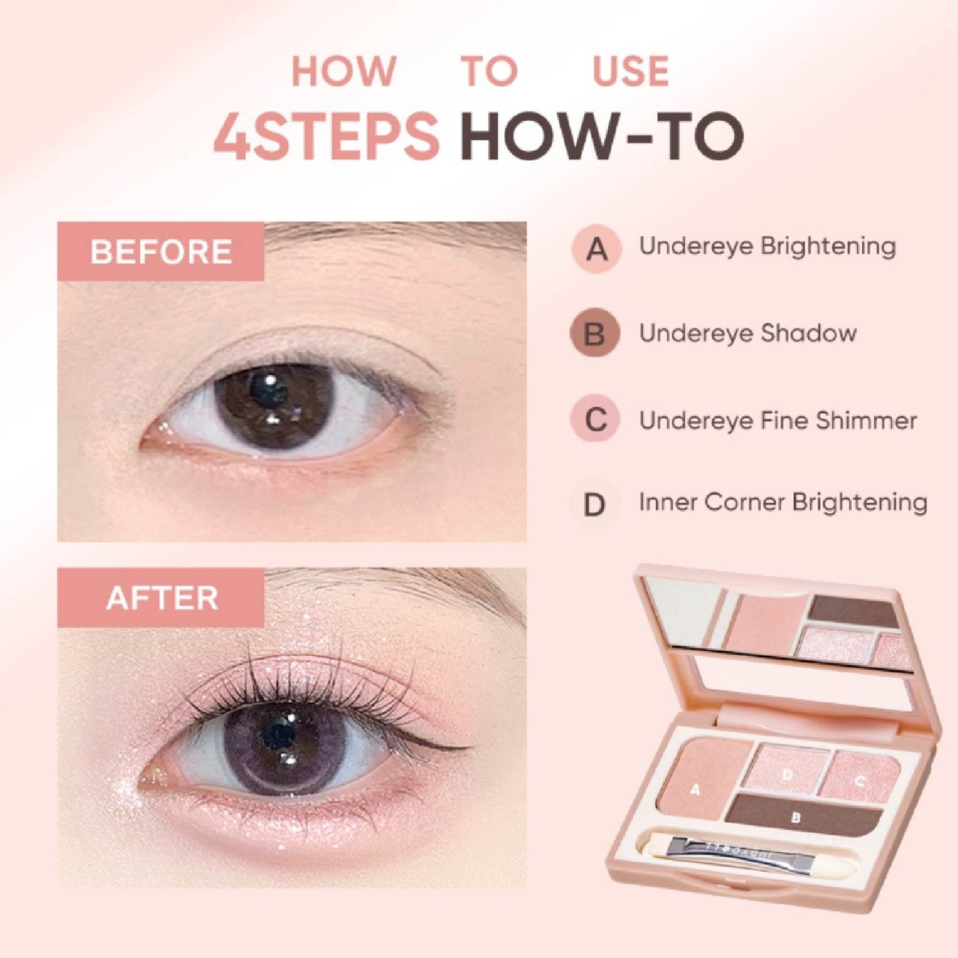 Undereye Shadow Palette #01 3.2g