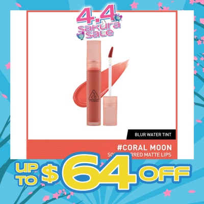 3CE - Blur Water Tint #Coral Moon 35g