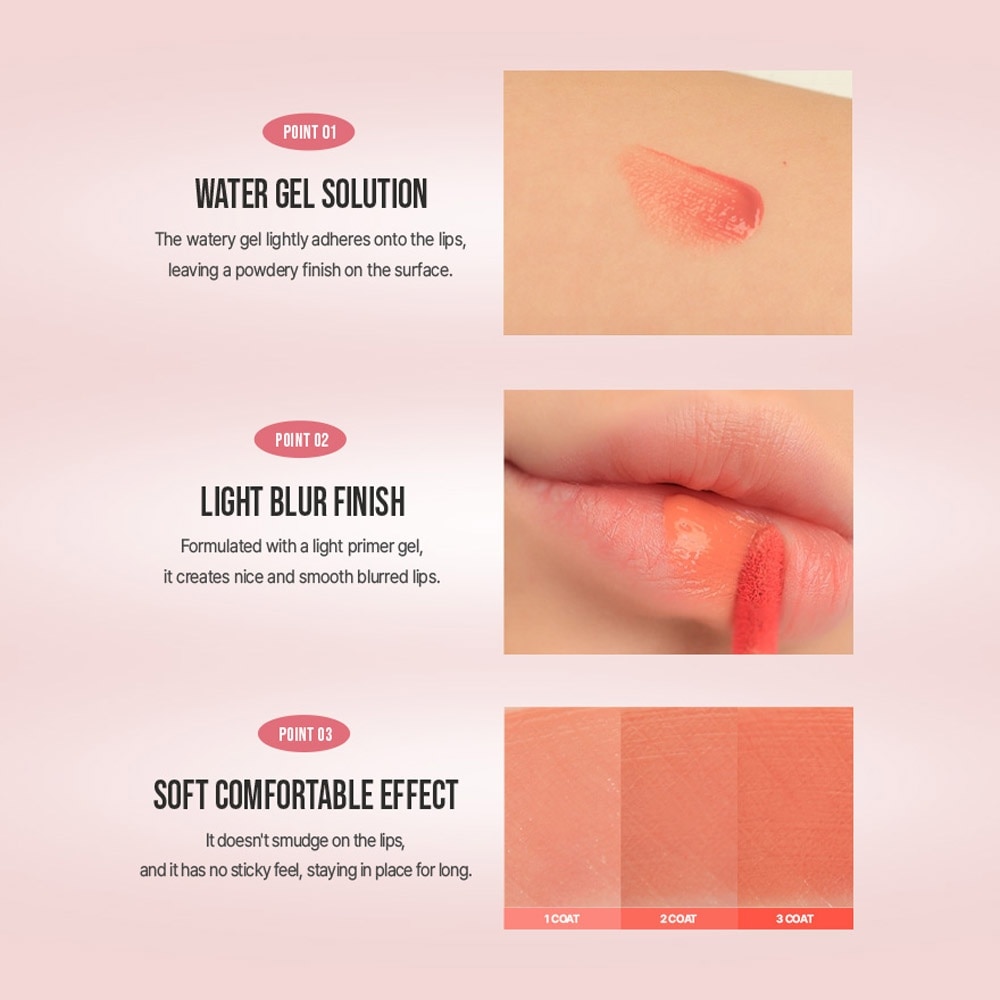 Blur Water Tint #Chasing Rose 35g