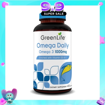GREENLIFE - GL OMEGA DAILY OMEGA 3 400S image