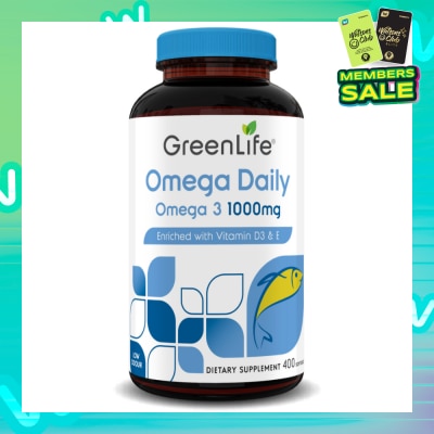 GREENLIFE GL OMEGA DAILY OMEGA 3 400S