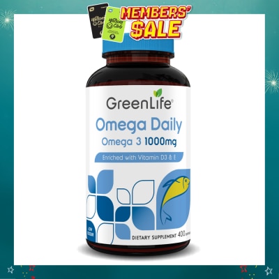 GREENLIFE - GL OMEGA DAILY OMEGA 3 400S